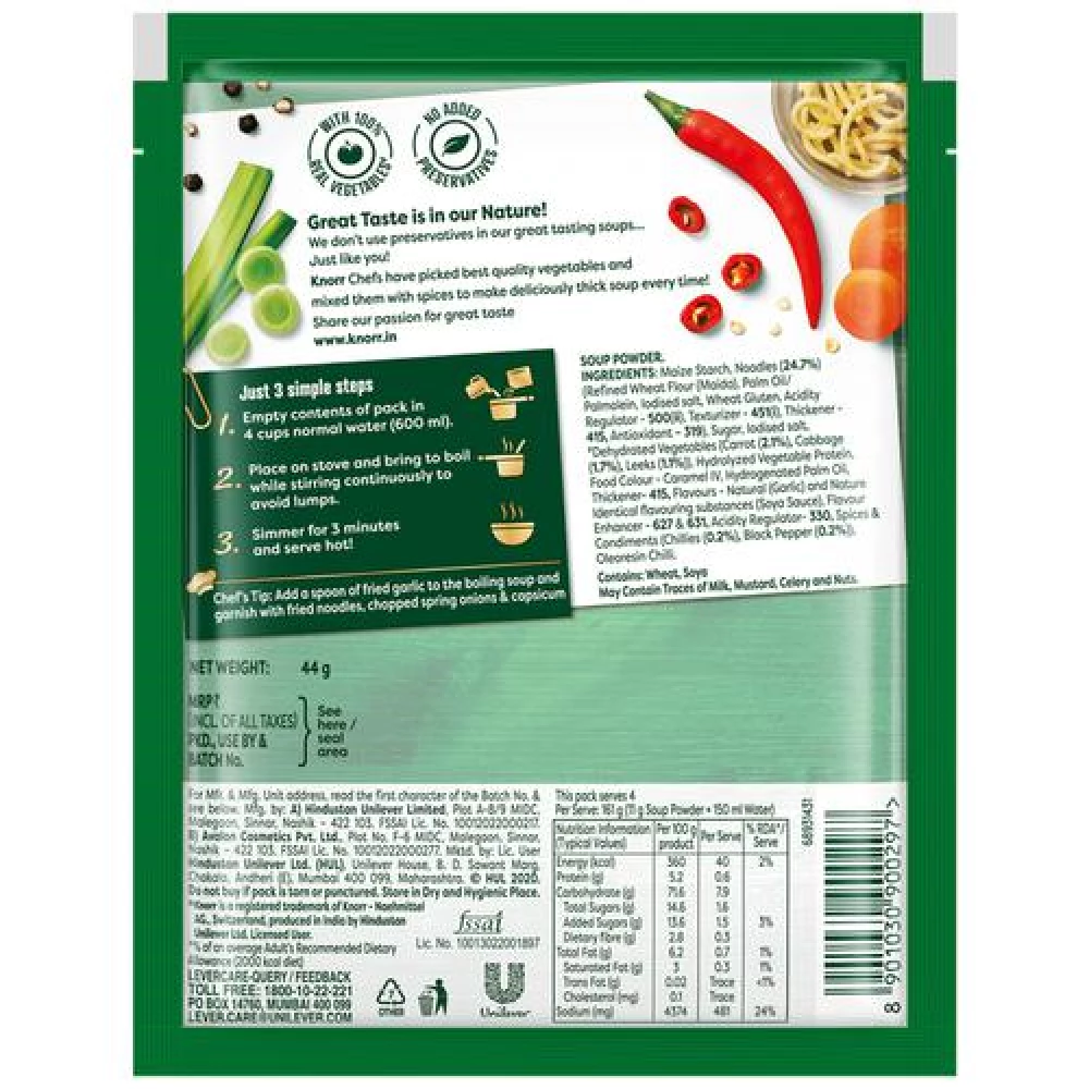 Knorr International Hong Kong Manchow Noodle Soup - 100percent Real Vegetables, 44 g-3.webp